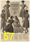 1961 Sears Spring Summer Catalog, Page 57