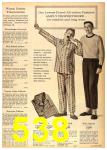 1962 Sears Fall Winter Catalog, Page 538