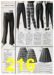 1966 Sears Fall Winter Catalog, Page 216