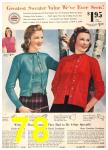 1940 Sears Fall Winter Catalog, Page 78