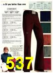 1975 Sears Fall Winter Catalog, Page 537