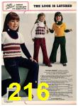 1973 Sears Fall Winter Catalog, Page 216