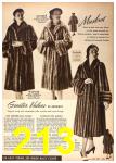 1952 Sears Fall Winter Catalog, Page 213