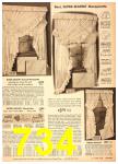 1952 Sears Fall Winter Catalog, Page 734