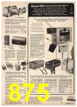 1975 Sears Fall Winter Catalog, Page 875