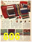 1940 Sears Fall Winter Catalog, Page 806