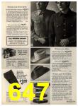 1972 Sears Fall Winter Catalog, Page 647