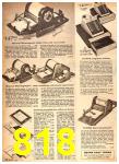 1961 Sears Fall Winter Catalog, Page 818