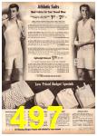 1962 Montgomery Ward Spring Summer Catalog, Page 497