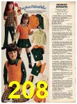 1973 Sears Fall Winter Catalog, Page 208