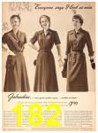 1951 Sears Fall Winter Catalog, Page 182