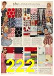 1958 Sears Spring Summer Catalog, Page 222