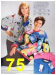 1986 Sears Fall Winter Catalog, Page 75