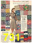 1940 Sears Fall Winter Catalog, Page 731