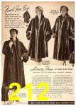 1952 Sears Fall Winter Catalog, Page 212