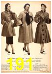 1952 Sears Fall Winter Catalog, Page 191