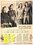 1942 Sears Fall Winter Catalog, Page 87