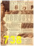 1940 Sears Fall Winter Catalog, Page 738