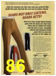 1972 Sears Fall Winter Catalog, Page 86