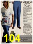 1981 Sears Spring Summer Catalog, Page 104