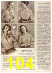 1957 Sears Fall Winter Catalog, Page 104