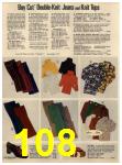 1972 Sears Fall Winter Catalog, Page 108