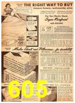 1954 Sears Spring Summer Catalog, Page 605