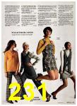 1970 Sears Fall Winter Catalog, Page 231