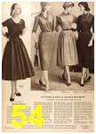 1957 Sears Fall Winter Catalog, Page 54