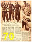 1940 Sears Fall Winter Catalog, Page 70