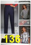 1990 Sears Fall Winter Style Catalog, Page 136