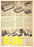 1949 Sears Fall Winter Catalog, Page 839