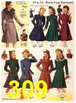 1940 Sears Fall Winter Catalog, Page 309