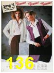 1985 Sears Fall Winter Catalog, Page 136