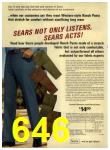 1972 Sears Fall Winter Catalog, Page 646