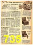 1951 Sears Fall Winter Catalog, Page 735