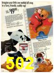 1988 Sears Christmas Book, Page 502