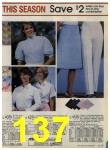 1984 Sears Spring Summer Catalog, Page 137