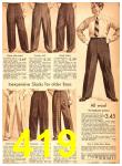 1943 Sears Spring Summer Catalog, Page 419