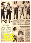 1951 Sears Spring Summer Catalog, Page 58