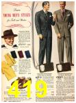 1941 Sears Fall Winter Catalog, Page 419