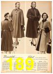 1952 Sears Fall Winter Catalog, Page 189