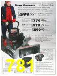 1989 Sears Home Annual Catalog, Page 781