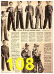 1949 Sears Fall Winter Catalog, Page 108