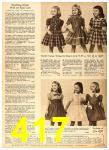 1958 Sears Fall Winter Catalog, Page 417
