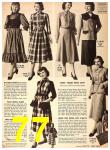 1949 Sears Fall Winter Catalog, Page 77