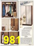 1982 Sears Fall Winter Catalog, Page 981