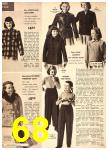 1949 Sears Fall Winter Catalog, Page 68