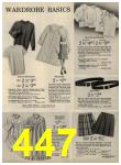 1972 Sears Fall Winter Catalog, Page 447