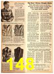 1951 Sears Fall Winter Catalog, Page 148